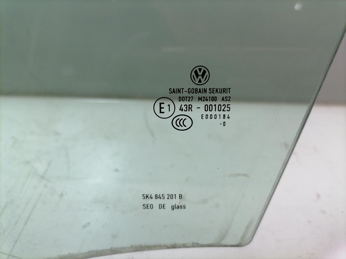 VW Golf 6 original T&uuml;rscheibe vorn links 5-T&uuml;rer Bj.2010